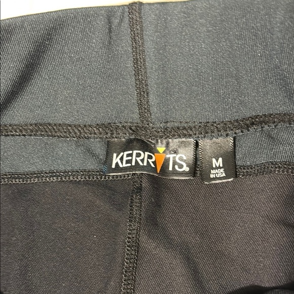 Kerrits Equestrian Flex Tight Legging Pant Full Stretch Black / Green Size M - Picture 4 of 12